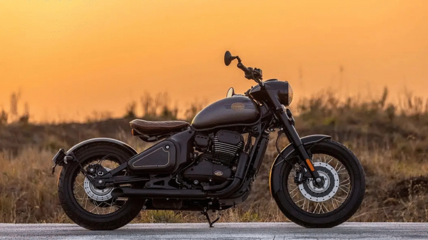 jawa perak retro bobber bike
