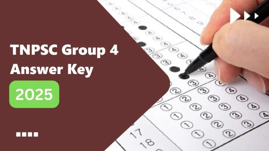 TNPSC Group 4 Answer Key