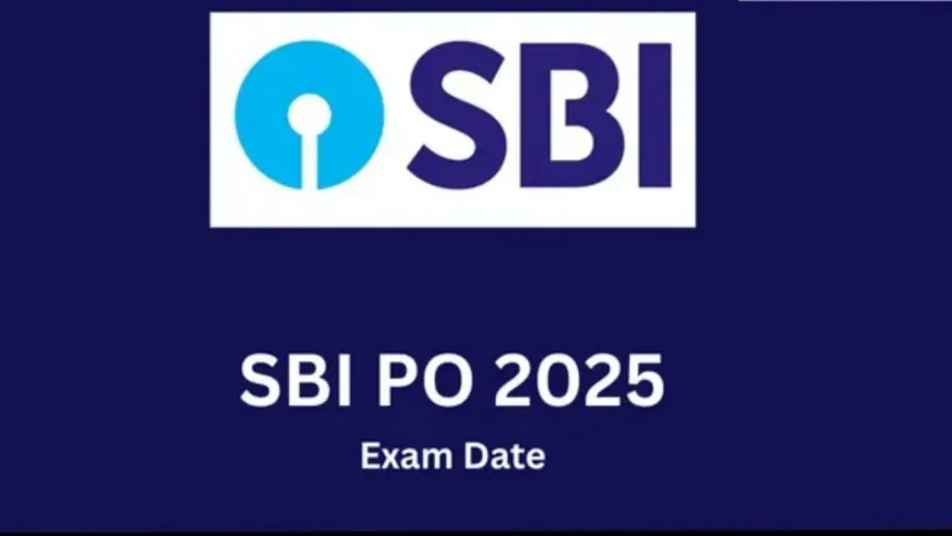 SBI PO Prelims Exam Date 2025