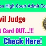 Rajasthan High Court Admit Card 2025
